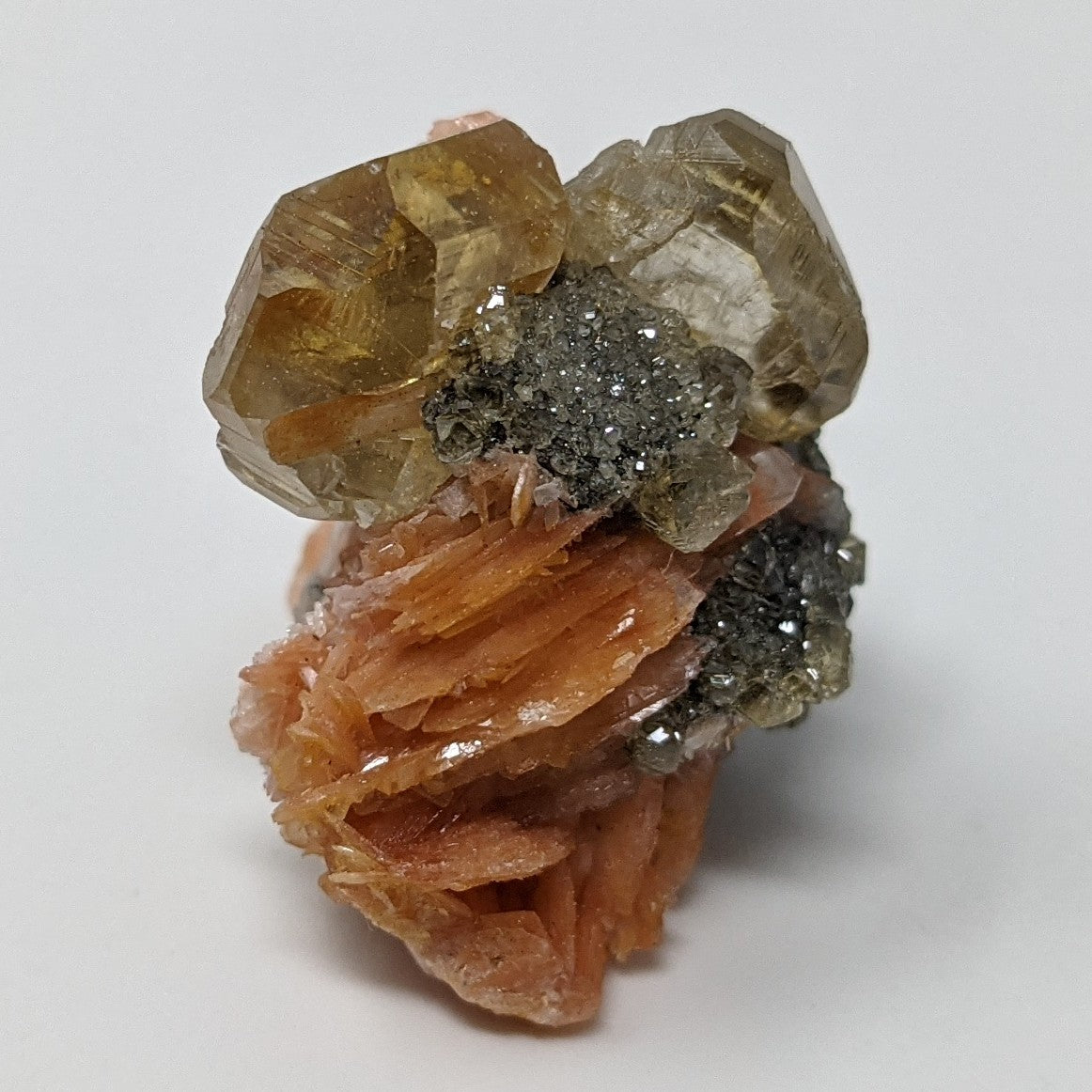 Cerussite with Galena & Barite