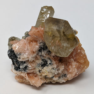 Cerussite with Galena & Barite