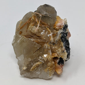 Cerussite with Galena & Barite